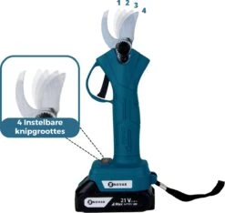 NovarGarden® Elektrische Snoeischaar NG1 - 2x Accu - Elektrisch - Takkenschaar - Op Batterij - 28mm -Tuinverzorgings Winkel 1200x1136 1