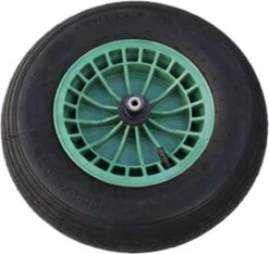 FORT 2PLy Kruiwagenwiel 400x100mm, Kunststof Velg, Kleur Groen, Luchtband 4 FORT 2PLy Kruiwagenwiel 400x100mm, Kunststof Velg, Kleur Groen, Luchtband -Tuinverzorgings Winkel 1200x1138 1