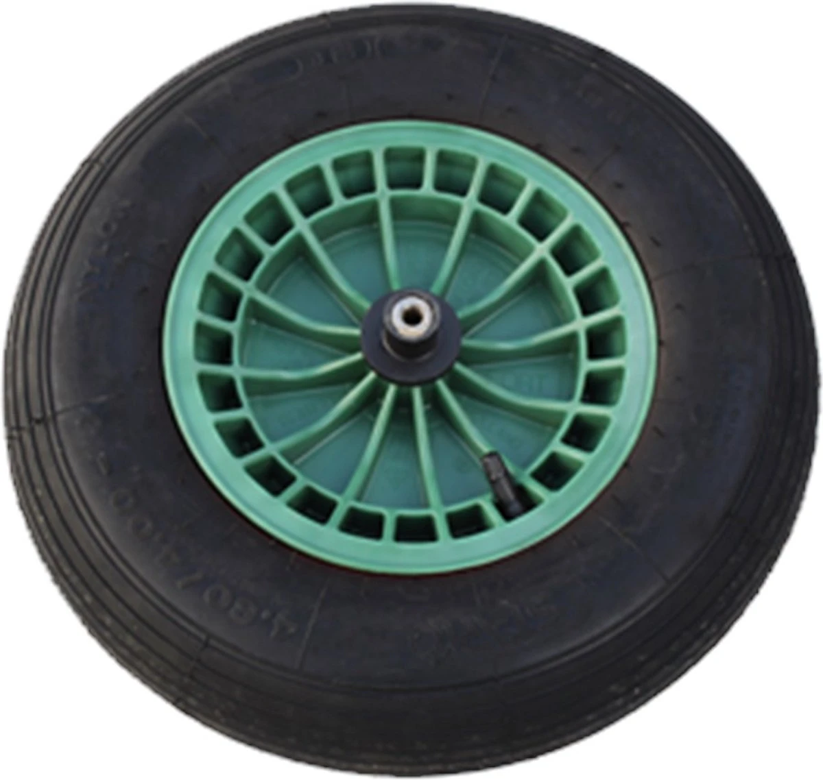 FORT 2PLy kruiwagenwiel 400x100mm, kunststof velg, kleur groen, luchtband FORT 2PLy Kruiwagenwiel 400x100mm, Kunststof Velg, Kleur Groen, Luchtband -Tuinverzorgings Winkel 1200x1138 1