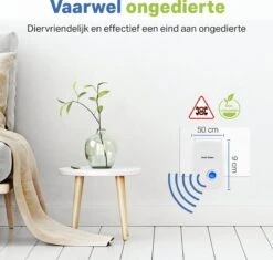 4 Pack Ultrasone Muizenverjager - Ongedierte Muizen Verjager Voor Binnen - Verjagers - Pest Reject - Repeller - Bestrijder -Tuinverzorgings Winkel 1200x1144 3