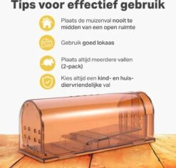 Vivid Green Diervriendelijke Muizenval Voor Binnen & Buiten - Muizenvallen - Muizenverjager - Mouse Trap - 2 Pack - Oranje -Tuinverzorgings Winkel 1200x1146 2