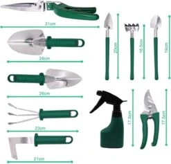 Tuingereedschap Set Tuinierset 10 Delig - Snoeischaar Tuinschaar Bloemenschaar Tuinschepje Plantenspuit Handhark -Tuinverzorgings Winkel 1200x1149