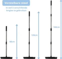 De Blaffende Kat 2 In 1 Rubberen Bezem – Bezem Binnen & Buiten – Vloerwisser Met Steel - Vloertrekker – Veger - Extra Lang 160cm -Tuinverzorgings Winkel 1200x1156 5