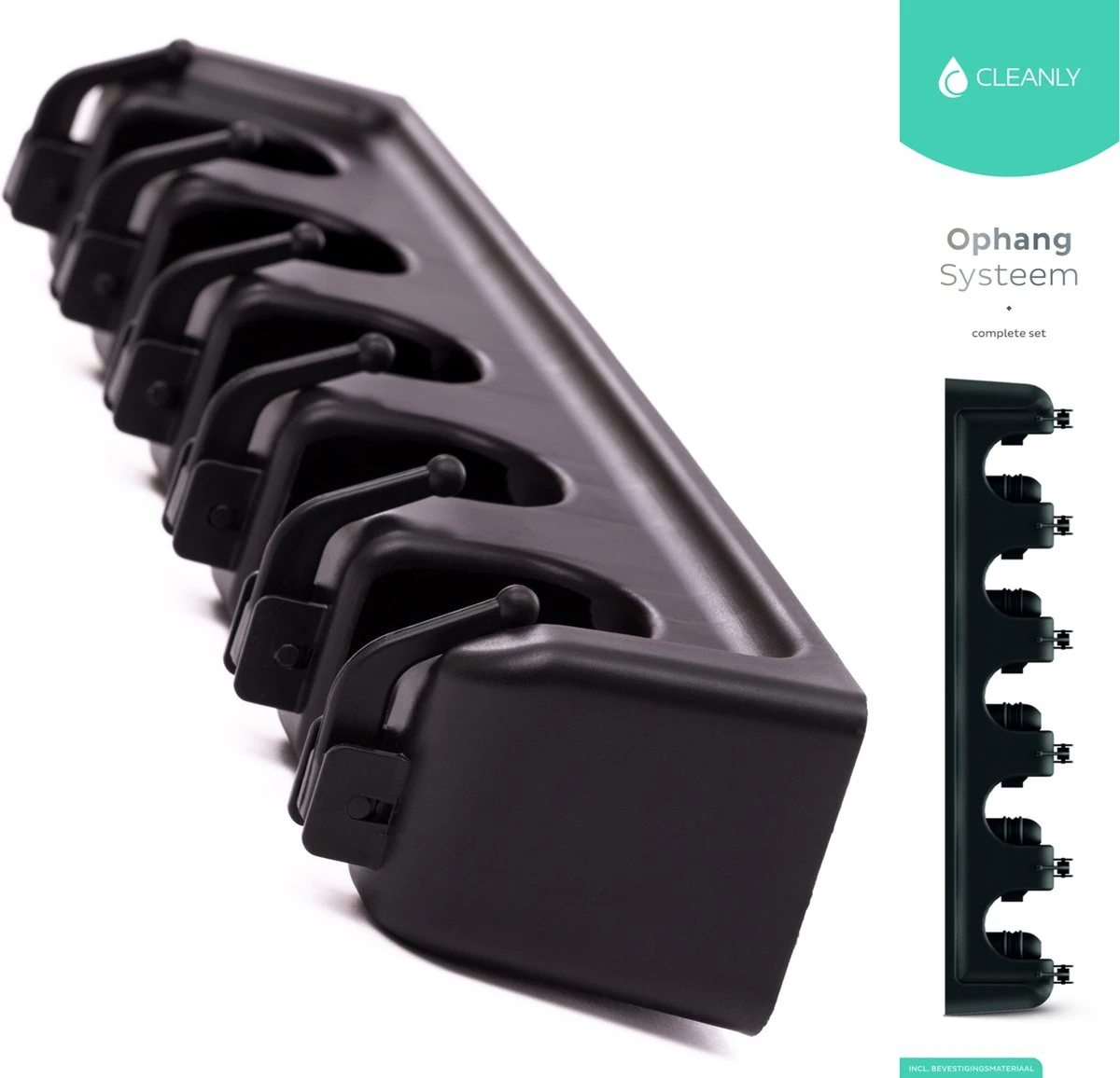 CLEANLY® Bezemhouder - Ophangsysteem voor Tuingereedschap - Bezem Ophangsysteem - Gereedschapshouder met Ophanghaken - ABS CLEANLY® Bezemhouder - Ophangsysteem Voor Tuingereedschap - Bezem Ophangsysteem - Gereedschapshouder Met Ophanghaken - ABS -Tuinverzorgings Winkel 1200x1156 6