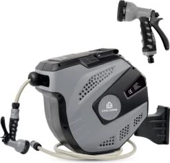 CoolHome - Wandslangenbox 20 Meter + 2 Meter - Tuinslang Met Haspel- Slangenhouder 180° Draaibaar - Tuinslanghaspel Zwart - Grijs 9 CoolHome - Wandslangenbox 20 Meter + 2 Meter - Tuinslang Met Haspel- Slangenhouder 180° Draaibaar - Tuinslanghaspel Zwart - Grijs -Tuinverzorgings Winkel 1200x1158 8