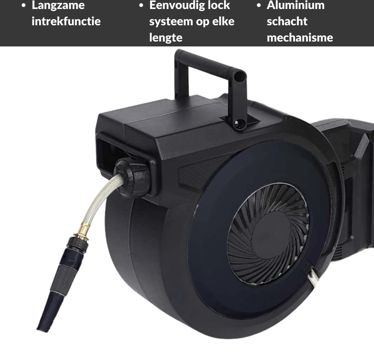 Buxibo - Wandslangenbox 20 meter + 2 meter - Tuinslang met haspel - 9 Sproei standen - Slangenhouder 180° Draaibaar - Tuinslanghaspel Zwart+ Gratis Sproeier - Zwart Buxibo - Wandslangenbox 20 Meter + 2 Meter - Tuinslang Met Haspel - 9 Sproei Standen - Slangenhouder 180° Draaibaar - Tuinslanghaspel Zwart+ Gratis Sproeier - Zwart -Tuinverzorgings Winkel 1200x1161 1