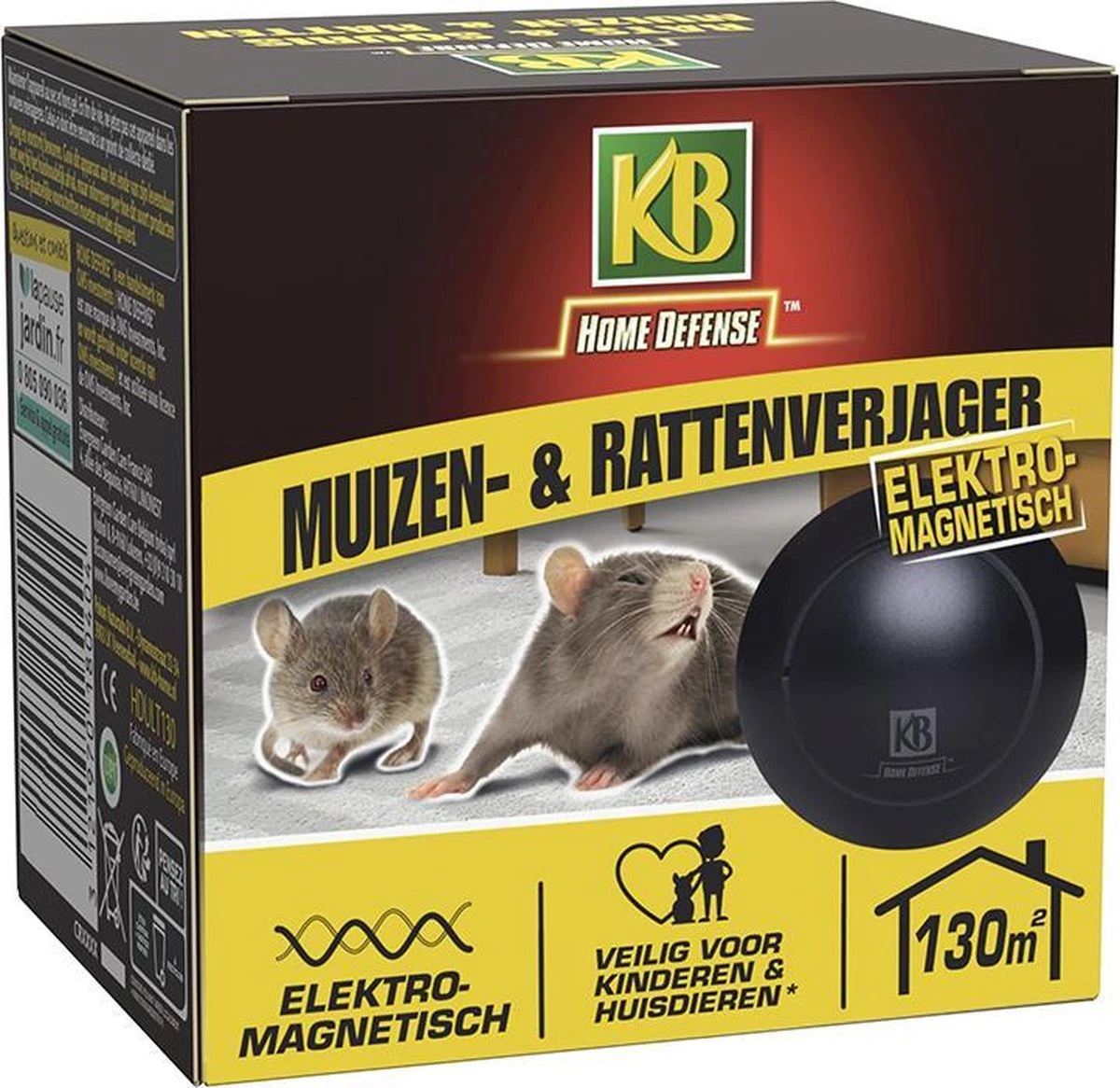 KB Home Defense Ratten- en Muizenverjager - Elektromagnetisch - 130m2 bereik - Diervriendelijk - Ongedierte verjager KB Home Defense Ratten- En Muizenverjager - Elektromagnetisch - 130m2 Bereik - Diervriendelijk - Ongedierte Verjager -Tuinverzorgings Winkel 1200x1166 5
