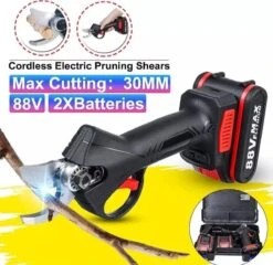 Accu Snoeischaar-88 VOLT-9000 MAh-COMPLETE SET-Professioneel-Hovenier-Tuinman -Tuinverzorgings Winkel 1200x1168