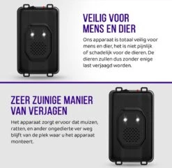 Xolby Marterverjager - Ongedierteverjager - Muizenverjager & Rattenverjager - Ultrasone & Flitsen - Werkt Op Autoaccu, Batterijen Of Netstroom - Voor Binnen, Buiten En Auto -Tuinverzorgings Winkel 1200x1170 6