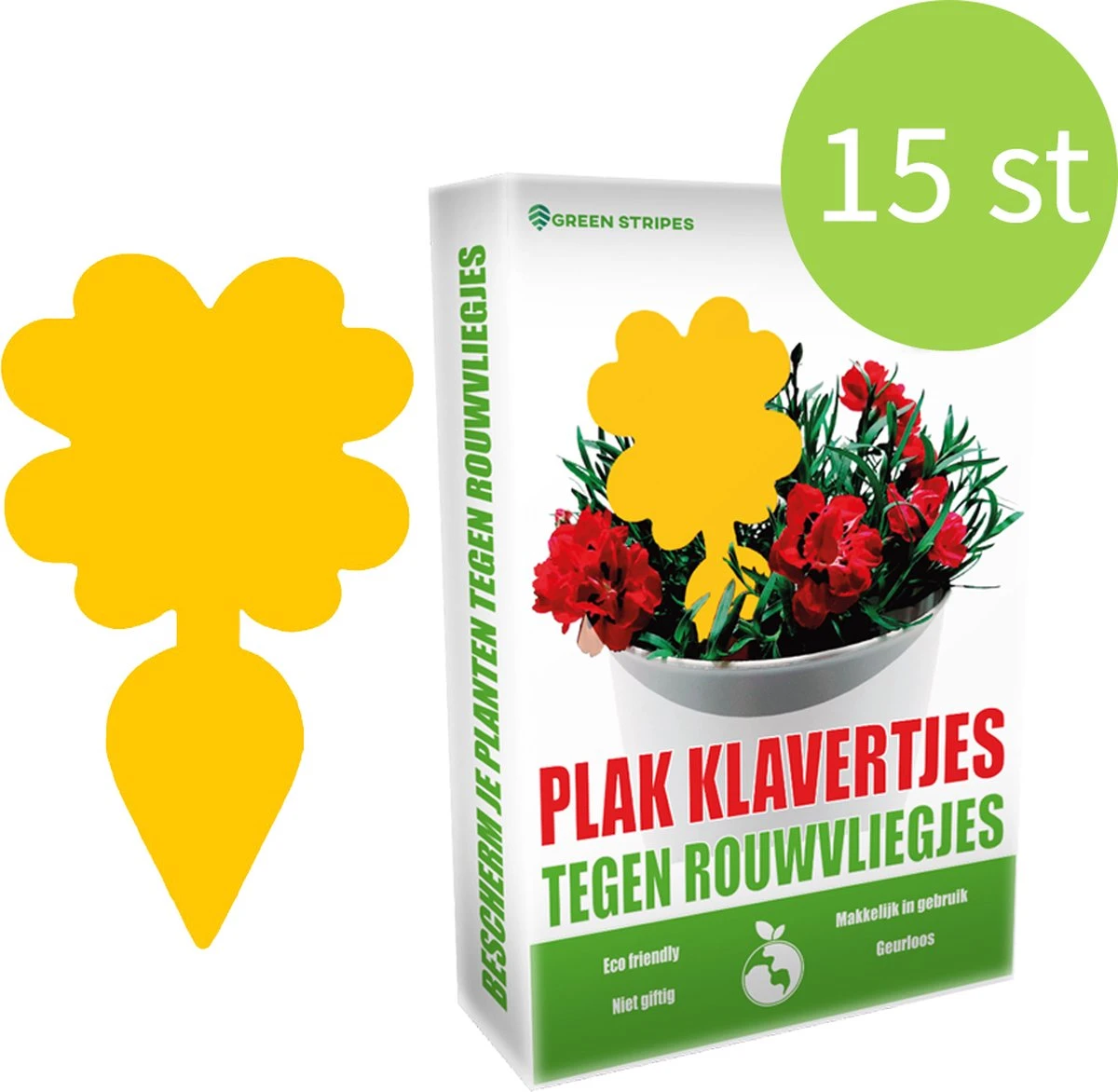 Plak klavertjes tegen rouwvliegjes 15 stuks - Rouwvliegjes bestrijden - Varenrouwmug - Plakstrips - Vangkaarten - Vangplaten - Insectenval - Insectenvanger Plak Klavertjes Tegen Rouwvliegjes 15 Stuks - Rouwvliegjes Bestrijden - Varenrouwmug - Plakstrips - Vangkaarten - Vangplaten - Insectenval - Insectenvanger -Tuinverzorgings Winkel 1200x1172 5