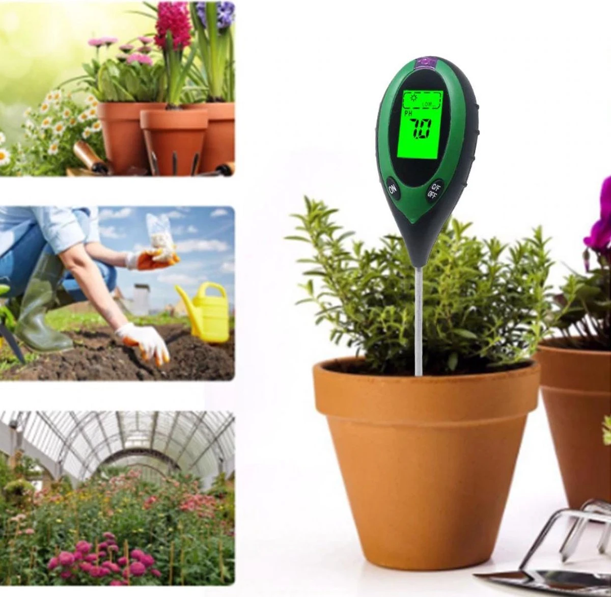 Vochtmeter planten - 4 in 1 - Vochtmeter - Watermeter - PH-meter - Vochtigheidsmeter Planten - Grondmeter - Watermeter voor kamerplanten- Groen - Incl. Batterij Vochtmeter Planten - 4 In 1 - Vochtmeter - Watermeter - PH-meter - Vochtigheidsmeter Planten - Grondmeter - Watermeter Voor Kamerplanten- Groen - Incl. Batterij -Tuinverzorgings Winkel 1200x1172 9