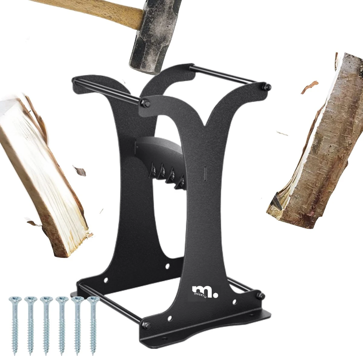 Miseru Houtklover – Zonder Bijl – No Axe – HANDMADE in Holland Houtsplijter – Houtkliever – Houtklover voor aanmaakhout – Ook voor Stammen - Metaal Miseru Houtklover – Zonder Bijl – No Axe – HANDMADE In Holland Houtsplijter – Houtkliever – Houtklover Voor Aanmaakhout – Ook Voor Stammen - Metaal -Tuinverzorgings Winkel 1200x1175 2