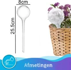 Summer Spark Waterdruppelaar Voor Planten 6 Stuks Transparant – 27 CM X 8 CM – 250 ML – Automatisch Watergeefsysteem Voor Kamerplanten – Planten Watergever Met Druppelsysteem – Waterbol -Tuinverzorgings Winkel 1200x1175 8
