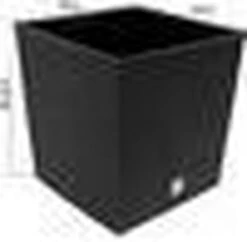 Prosperplast Kunststof Rato Rotan Bloempot/plantenpot Met Binnenpot Antraciet 40 Cm - Bloempotten Voor Binnen En Buiten -Tuinverzorgings Winkel 1200x1176 10