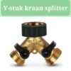 Y Stuk Kraan - Kraan Splitter - Waterverdeler - Buitenkraan - Waterverdeler 2 Weg – Messing - Afzonderlijk Af Te Sluiten -Tuinverzorgings Winkel 1200x1178 17
