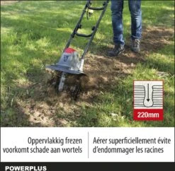 Powerplus POWEG7010 Tuinfrees - 1050W - Werkbreedte 320mm - Werkdiepte Max. 220mm - Incl. 4 Messen 4 Powerplus POWEG7010 Tuinfrees - 1050W - Werkbreedte 320mm - Werkdiepte Max. 220mm - Incl. 4 Messen -Tuinverzorgings Winkel 1200x1178 4