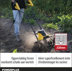 Powerplus POWXG72010 Tuinfrees - 1500W - Werkbreedte 450mm - Werkdiepte Max. 220mm - Incl. 6 Messen En Wielen -Tuinverzorgings Winkel 1200x1179 9