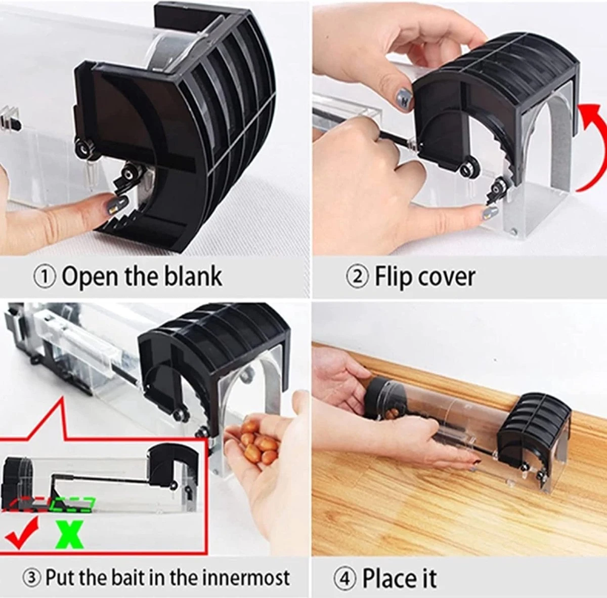 IGOODS - Diervriendelijke Muizenval - Ongedierte bestrijding - Knaagdieren 2 Stuks - kleur TRANSPARANT IGOODS - Diervriendelijke Muizenval - Ongedierte Bestrijding - Knaagdieren 2 Stuks - Kleur TRANSPARANT -Tuinverzorgings Winkel 1200x1181 11