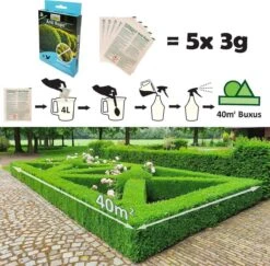 TOPBUXUS Anti Rups (voorheen XenTari) Tegen Buxusrups - Buxusmot - Voor 200 M² Buxus -Tuinverzorgings Winkel 1200x1182 4