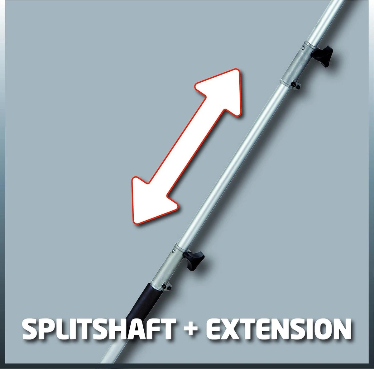 Einhell Telescoop Heggenschaar GC-HH 9048 (900 W - snijkop kantelbaar - metalen tandwielaandrijving - telescopische geleidesteel 50 cm verlengbaar - extra verstelbare handgreep - inclusief draagriem) Einhell Telescoop Heggenschaar GC-HH 9048 (900 W - Snijkop Kantelbaar - Metalen Tandwielaandrijving - Telescopische Geleidesteel 50 Cm Verlengbaar - Extra Verstelbare Handgreep - Inclusief Draagriem) -Tuinverzorgings Winkel 1200x1184 4