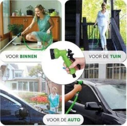 Merkloos Tuinslang - Tuinslag Flexibel - Tuinslag Flexibel 15M -15 Meter - Tuinslangen - Uitrekbaar - Met Koppelstuk - 7 In 1 Sproeikop -Tuinverzorgings Winkel 1200x1189 5
