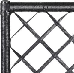 Casaria Polyrattan Plantenbak - Met Klimoprek - 3 Bakken Zwart -Tuinverzorgings Winkel 1200x1190 20