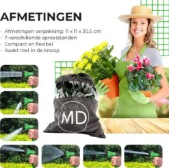 Uitrekbare Tuinslang Tot 15 Meter Van MD-goods ® - Tuinsproeier - Tuin Besproeien - Waterslang - Sproeikop - Groen - Flexibel Elastisch 5 Uitrekbare Tuinslang Tot 15 Meter Van MD-goods ® - Tuinsproeier - Tuin Besproeien - Waterslang - Sproeikop - Groen - Flexibel Elastisch -Tuinverzorgings Winkel 1200x1191 10