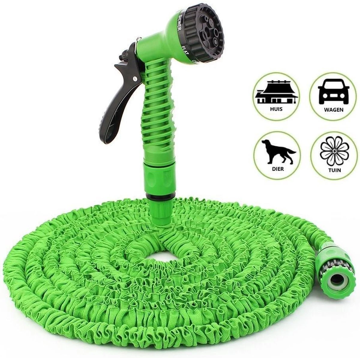 Uitrekbare Tuinslang tot 15 Meter van MD-goods ® - Tuinsproeier - Tuin Besproeien - Waterslang - Sproeikop - Groen - Flexibel Elastisch Uitrekbare Tuinslang Tot 15 Meter Van MD-goods ® - Tuinsproeier - Tuin Besproeien - Waterslang - Sproeikop - Groen - Flexibel Elastisch -Tuinverzorgings Winkel 1200x1194 6