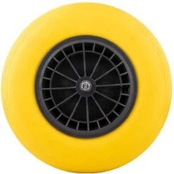Merkloos Anti Lek Kruiwagenwiel 4.80/4.00-8 | Met As | Geel -Tuinverzorgings Winkel 1200x1198 1