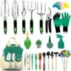 Tuinierset 51 Delig Met Gereedschapsmand - Inclusief Tuinschaar, Handschep, Handhark, Plantenspuit, Haakvormige Voegenkrabber, Bloemenschepje, Bloemenschaar, Grasschaar En Heggenschaar -Tuinverzorgings Winkel 1200x1198 14