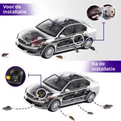 Xolby Marterverjager - Ongedierteverjager - Muizenverjager & Rattenverjager - Ultrasone & Flitsen - Werkt Op Autoaccu, Batterijen Of Netstroom - Voor Binnen, Buiten En Auto -Tuinverzorgings Winkel 1200x1198 22
