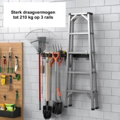 SODEAL Luxe Gereedschapshouder- Tuingereedschap Ophangsysteem - Fiets Ophangsysteem - Bezem Ophangsysteem -Tuinverzorgings Winkel 1200x1198