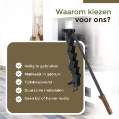 Flowkey® Houtklover XL - Houtsplijter Bijl - Houtkliever Kloofwig Gietijzer - Voor Hout & Aanmaakhout - Inclusief Gratis Bevestigingsset -Tuinverzorgings Winkel 1200x1199 13
