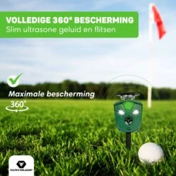 Vulpes Verjager® Ultrasone Kattenverjager Op Zonneenergie - Kattenschrik - Marterverjager - Waterdicht, 360° Bescherming & 20m Bereik - Afweermiddel Voor Vogels, Katten, Muizen Etc. -Tuinverzorgings Winkel 1200x1200 1016