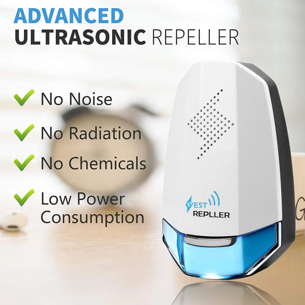 Ultrasonic Pest Repeller - Ongediertebestrijding Elektrisch - Ongedierte Verjager - Insectenverdelger - Bestrijd en Verjaagt Insecten / Muizen / Ratten / Spinnen / Mieren / Kakkerlakken / Muggen - Anti Ongedierte - Ultrasoon - Insecten Bestrijding Ultrasonic Pest Repeller - Ongediertebestrijding Elektrisch - Ongedierte Verjager - Insectenverdelger - Bestrijd En Verjaagt Insecten / Muizen / Ratten / Spinnen / Mieren / Kakkerlakken / Muggen - Anti Ongedierte - Ultrasoon - Insecten Bestrijding -Tuinverzorgings Winkel 1200x1200 1026