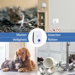 4 Pack Ultrasone Muizenverjager - Ongedierte Muizen Verjager Voor Binnen - Verjagers - Pest Reject - Repeller - Bestrijder -Tuinverzorgings Winkel 1200x1200 1027