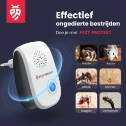 4-Pack Pest Protest® Muizenverjager – Ongedierte Verjager - Repeller Met Ultrasone – Insecten Reject – Diervriendelijk Muizen Bestrijding -Tuinverzorgings Winkel 1200x1200 1036