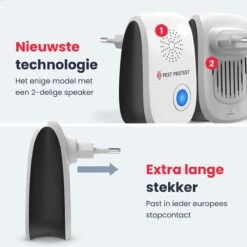 4-Pack Pest Protest® Muizenverjager – Ongedierte Verjager - Repeller Met Ultrasone – Insecten Reject – Diervriendelijk Muizen Bestrijding -Tuinverzorgings Winkel 1200x1200 1037