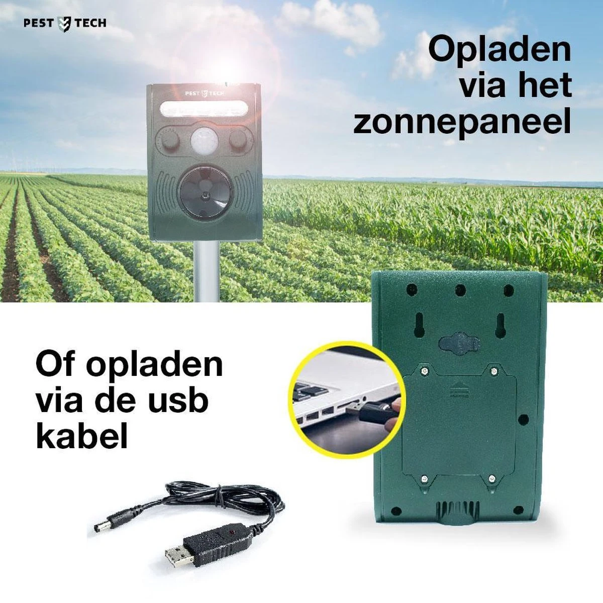 Pest-Tech PT-221 | Ultrasone Kattenverjager op zonneenergie | Kattenschrik | Marterverjager | Dierenverjager | Kattenafweermiddel | Ongedierte verjager - Met USB oplaadkabel Pest-Tech PT-221 | Ultrasone Kattenverjager Op Zonneenergie | Kattenschrik | Marterverjager | Dierenverjager | Kattenafweermiddel | Ongedierte Verjager - Met USB Oplaadkabel -Tuinverzorgings Winkel 1200x1200 1063