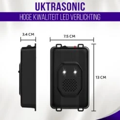 Xolby Marterverjager - Ongedierteverjager - Muizenverjager & Rattenverjager - Ultrasone & Flitsen - Werkt Op Autoaccu, Batterijen Of Netstroom - Voor Binnen, Buiten En Auto -Tuinverzorgings Winkel 1200x1200 1065