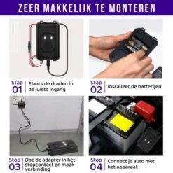 Xolby Marterverjager - Ongedierteverjager - Muizenverjager & Rattenverjager - Ultrasone & Flitsen - Werkt Op Autoaccu, Batterijen Of Netstroom - Voor Binnen, Buiten En Auto -Tuinverzorgings Winkel 1200x1200 1068