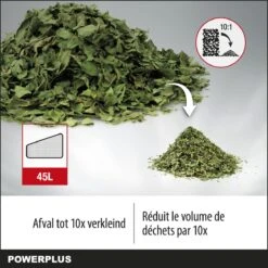 Powerplus POWEG9013 Elektrische Bladblazer - Bladzuiger En -versnipperaar - 3300W - Blazen - Zuigen - Versnipperen - Incl. 40L Opvangzak -Tuinverzorgings Winkel 1200x1200 113