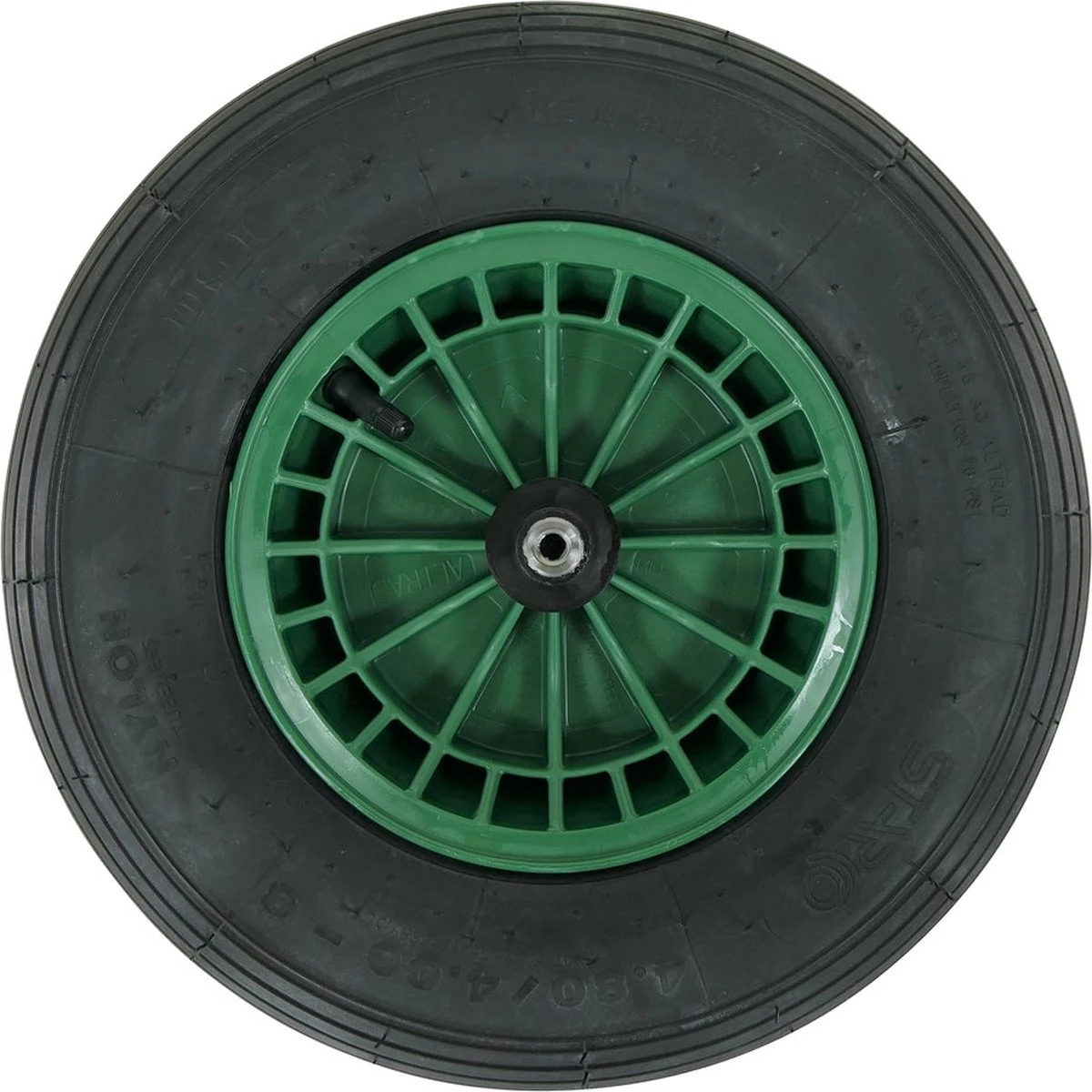 FORT 2PLy kruiwagenwiel 400x100mm, kunststof velg, kleur groen, luchtband FORT 2PLy Kruiwagenwiel 400x100mm, Kunststof Velg, Kleur Groen, Luchtband -Tuinverzorgings Winkel 1200x1200 121