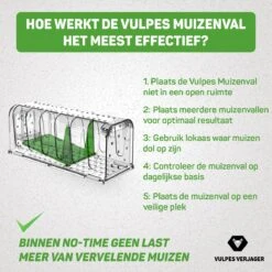 Vulpes Verjager® - Muizenval - Diervriendelijke Muizenvallen Voor Binnen & Buiten - 2 Stuks - Met Schoonmaakborstel - Muizenklem - 100% Pakkans 7 Vulpes Verjager® - Muizenval - Diervriendelijke Muizenvallen Voor Binnen & Buiten - 2 Stuks - Met Schoonmaakborstel - Muizenklem - 100% Pakkans -Tuinverzorgings Winkel 1200x1200 1239