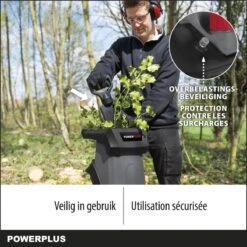 Powerplus POWEG5011 Elektrische Hakselaar Versnipperaar - 2400W - Max. Ø40mm - Incl. Duwstok, Wielen En 50L Opvangzak - Heggen, Bomen En Haag - Tuinonderhoud -Tuinverzorgings Winkel 1200x1200 144