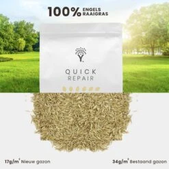 Snel Herstel Graszaad Voor 50m² Gras | Perfect Bij Kale Plekken En Een Beschadigd Gazon -Tuinverzorgings Winkel 1200x1200 1541