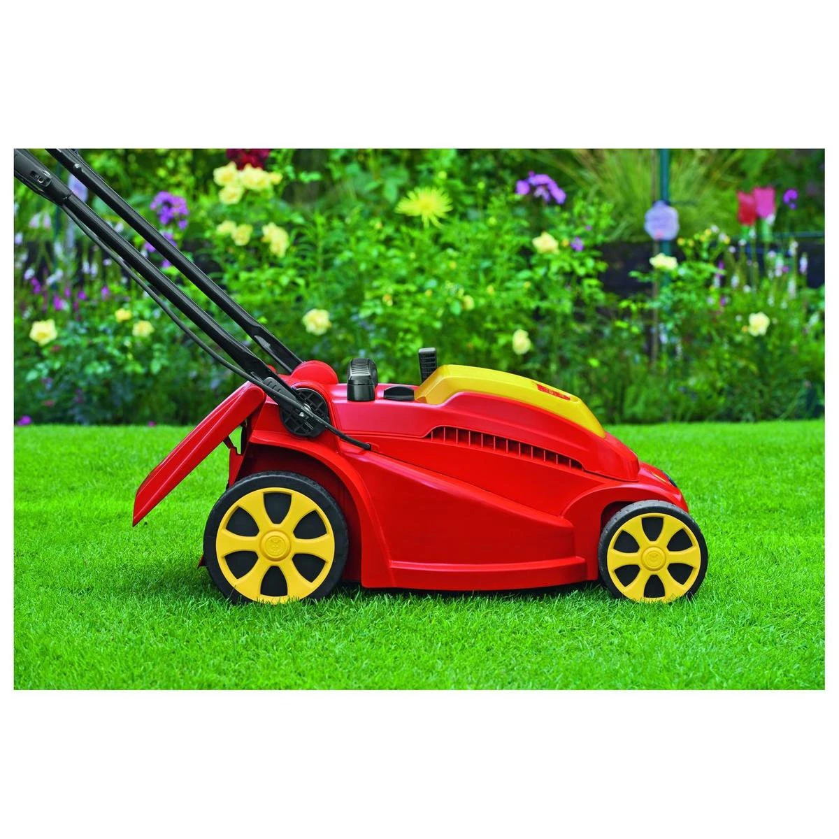 WOLF-Garten A 340 E Elektrische Grasmaaier - 1400 W - 34 cm maaibreedte - 30 liter opvangbak - centrale hoogte-instelling WOLF-Garten A 340 E Elektrische Grasmaaier - 1400 W - 34 Cm Maaibreedte - 30 Liter Opvangbak - Centrale Hoogte-instelling -Tuinverzorgings Winkel 1200x1200 18