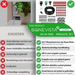 Bone Vista® 155 Stuks Water Druppelslang Irrigatiesysteem Tuin – Bewateringssysteem & Druppelsysteem 4 Bone Vista® 155 Stuks Water Druppelslang Irrigatiesysteem Tuin – Bewateringssysteem & Druppelsysteem -Tuinverzorgings Winkel 1200x1200 1805
