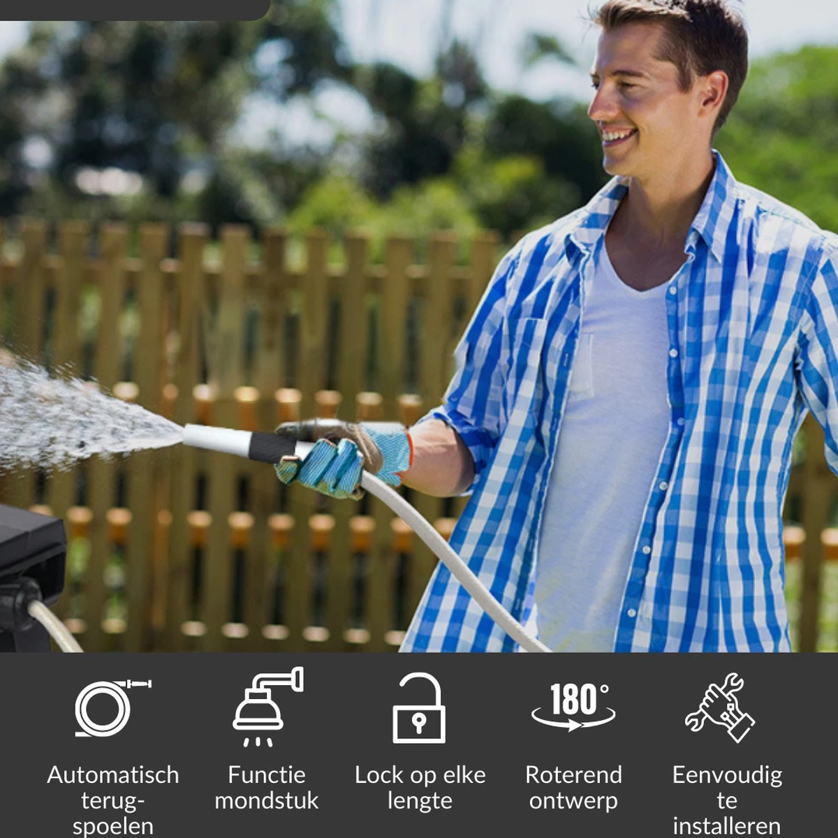 Buxibo - Wandslangenbox 20 meter + 2 meter - Tuinslang met haspel - 9 Sproei standen - Slangenhouder 180° Draaibaar - Tuinslanghaspel Zwart+ Gratis Sproeier - Zwart Buxibo - Wandslangenbox 20 Meter + 2 Meter - Tuinslang Met Haspel - 9 Sproei Standen - Slangenhouder 180° Draaibaar - Tuinslanghaspel Zwart+ Gratis Sproeier - Zwart -Tuinverzorgings Winkel 1200x1200 1820