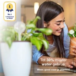 Waterdruppelaar Set Van 12 Stuks - Waterdruppelaar Voor Planten - Watergeefsysteem - Waterbol Irrigatiesysteem - Automatisch Druppelsysteem Voor Kamerplanten & Tuin - Watergever - Transparant - 15cm -Tuinverzorgings Winkel 1200x1200 1906